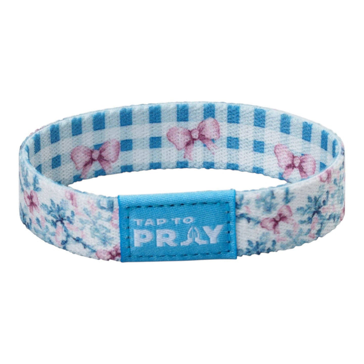 Tap To Pray® Wristband – Blue Belle