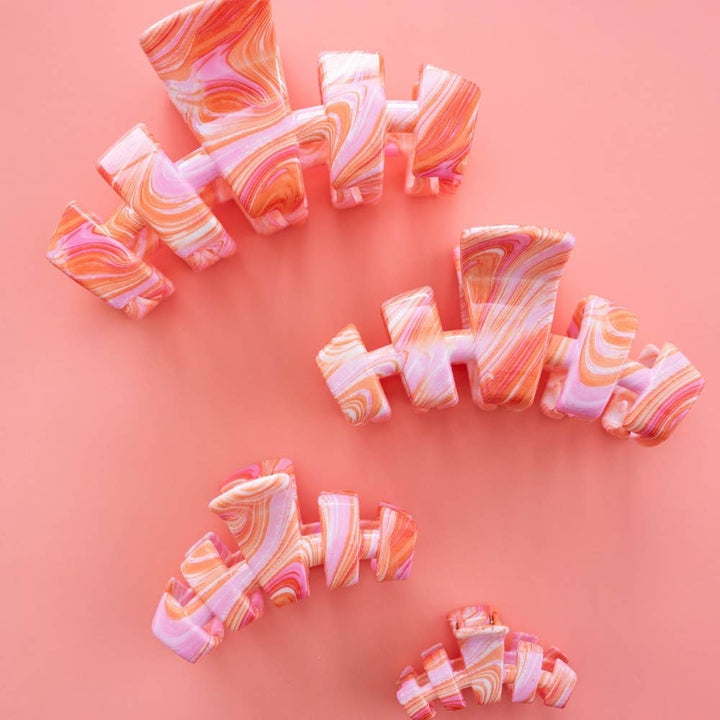 Teleties Classic | Just Keep Swimming | Large Hair Clip