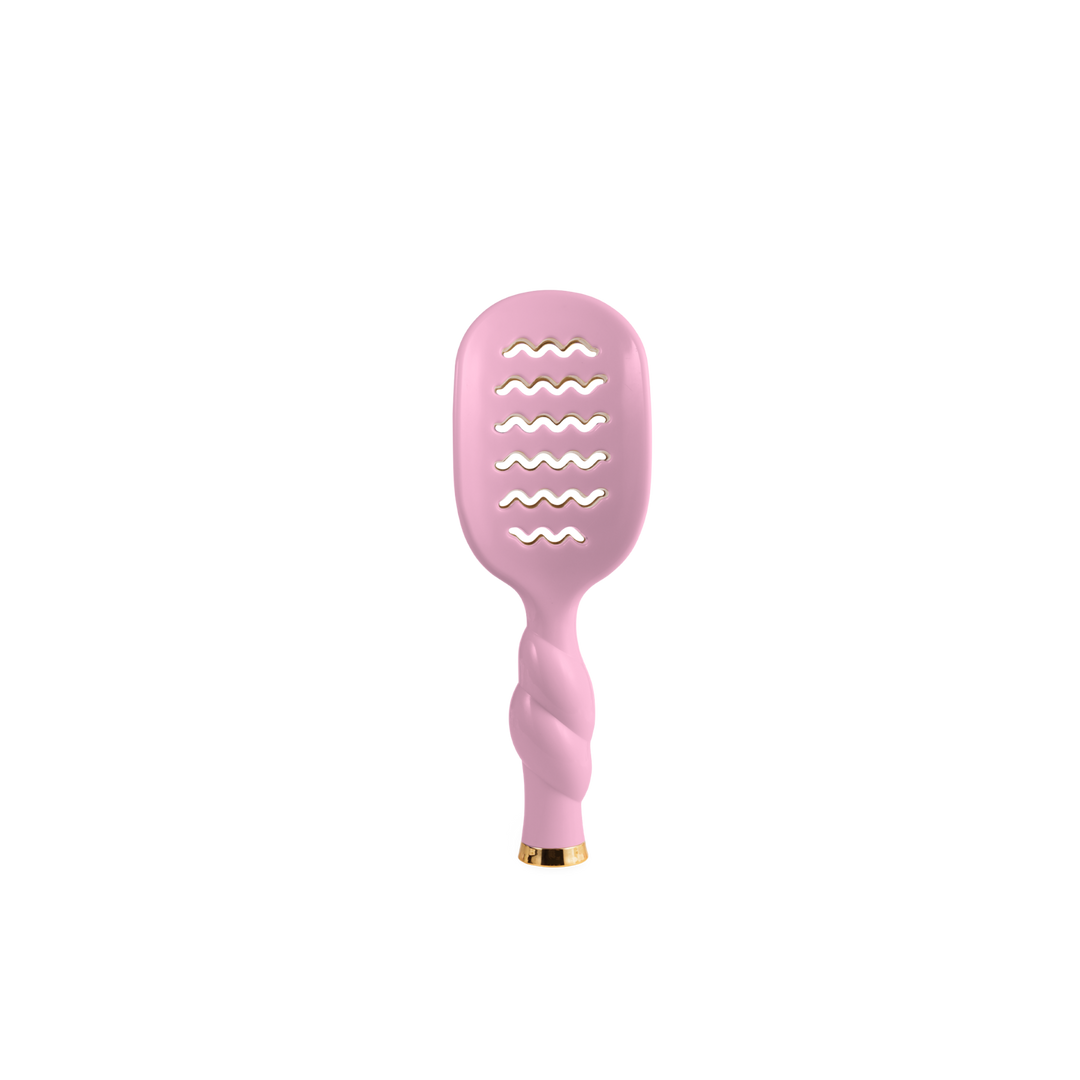 Teleties Mini Vent Brush | Bubblegum Pink