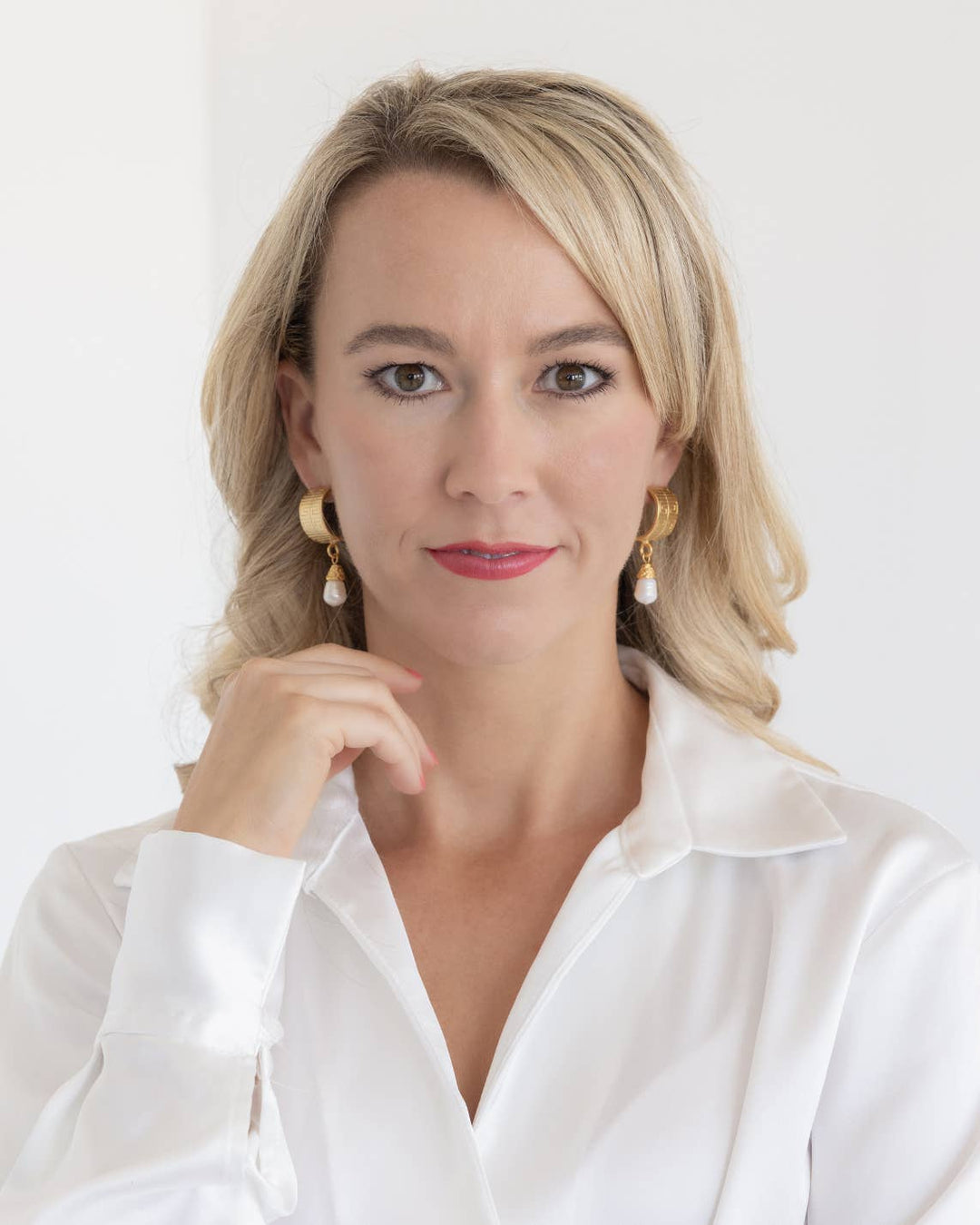 Susan Shaw Guest Pearl Drop Earrings