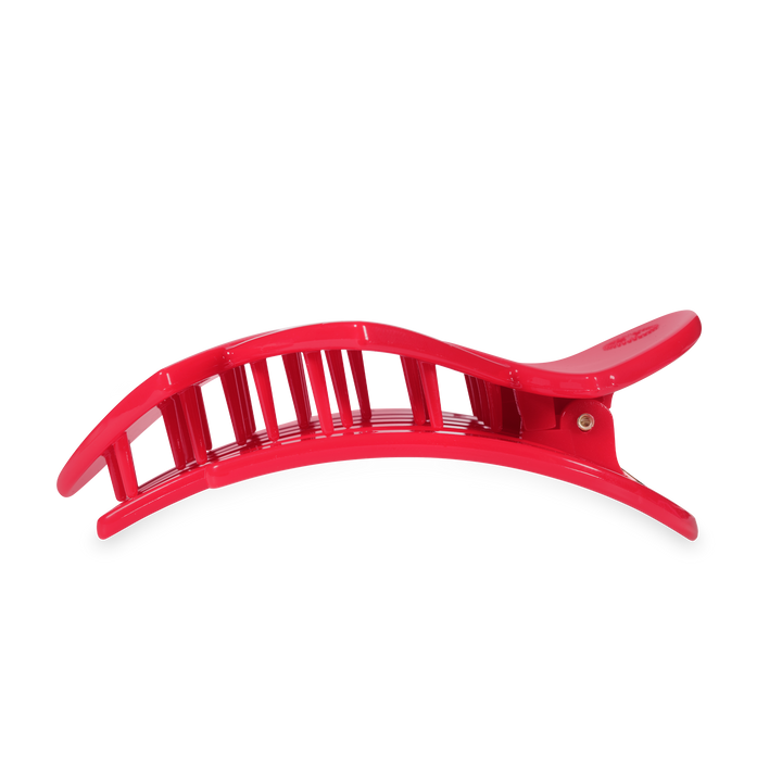 Teleties Flat Hair Clip | Large | Red Heart to Heart