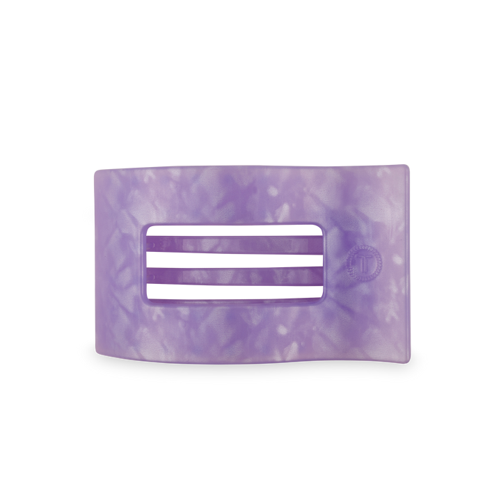 Teleties Flat Rectangle Hair Clip | Medium | Lavender Mist