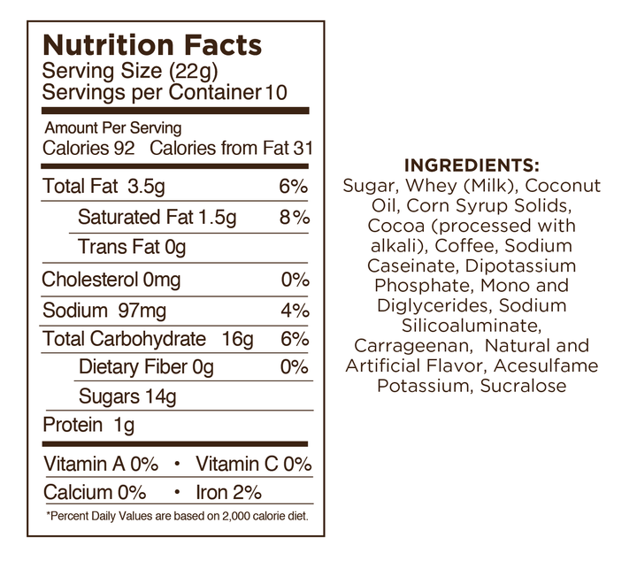 Salted Caramel Cafe Mocha 8oz Can