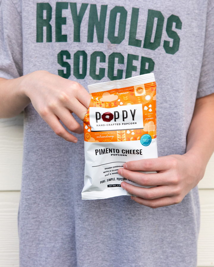 Poppy Pimento Cheese Snack Bag Popcorn