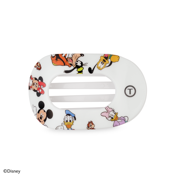 Teleties Flat Round Hair Clip | Medium | Mickey and Friends