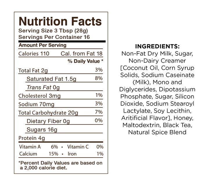 Spiced Chai Tea 8oz Can