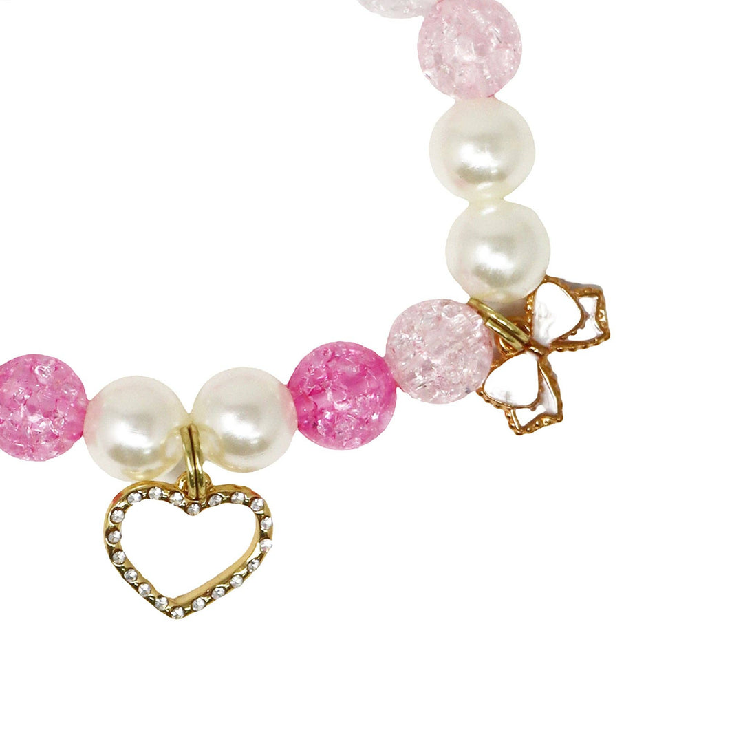 Ballerina Beaded Charm Bracelet