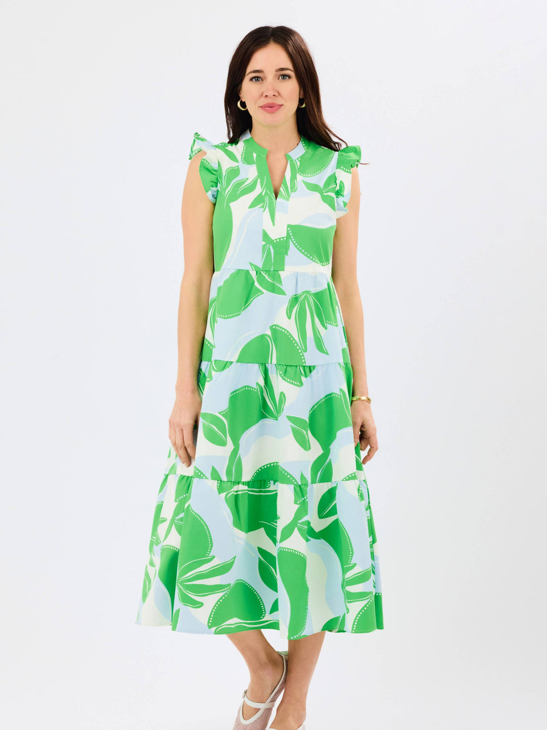 Mary Square Kari Dress | In The Shade Light Blue