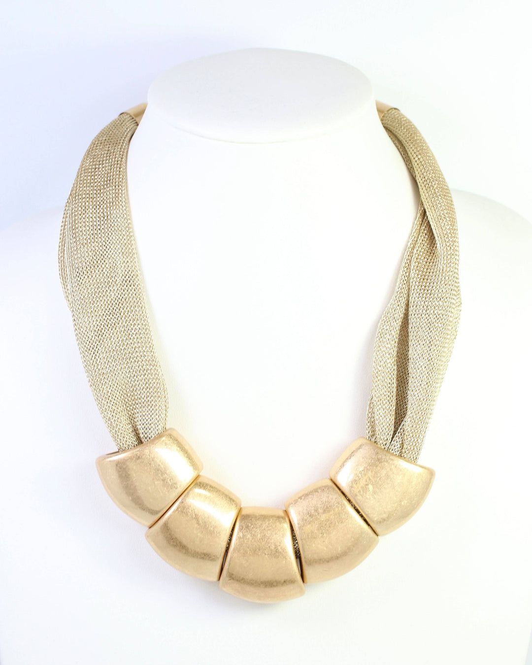 Alexis Mesh Necklace Gold