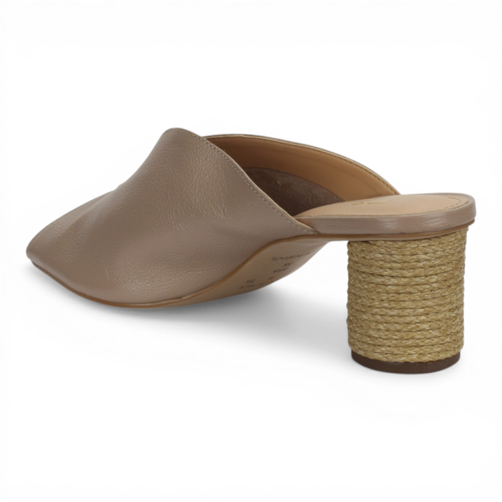 Sophie Mule Slide Sandal Leather - Nude 59012
