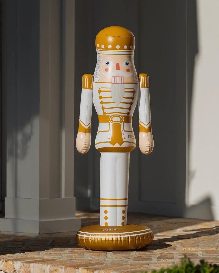 Gold Inflatable Nutcracker - 3.5 ft