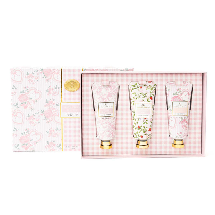 8 Oak Lane Sweetheart Blooms 3pc Boxed Hand Cream Set