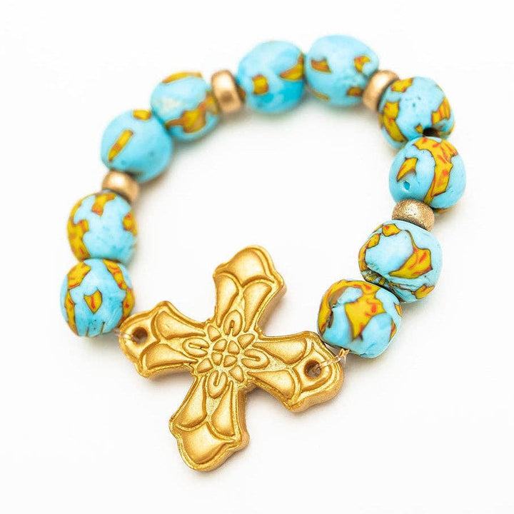 Hidden Truth Jewelry Fire and Water African Glass with Sarah Cross