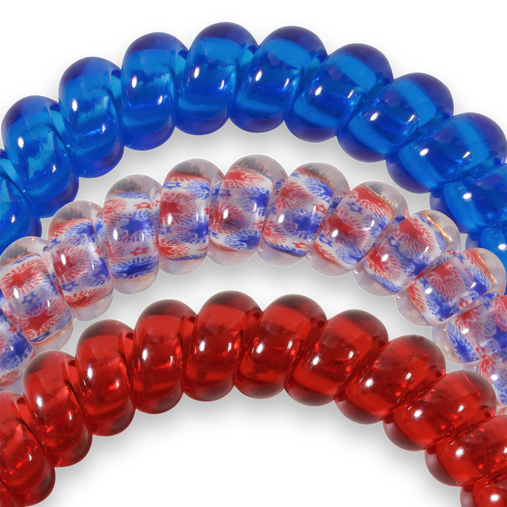 Teleties Patriot Pop Small Hair Ties
