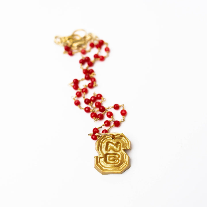 Hidden Truth Jewelry Red Jade Chain with NC Necklace