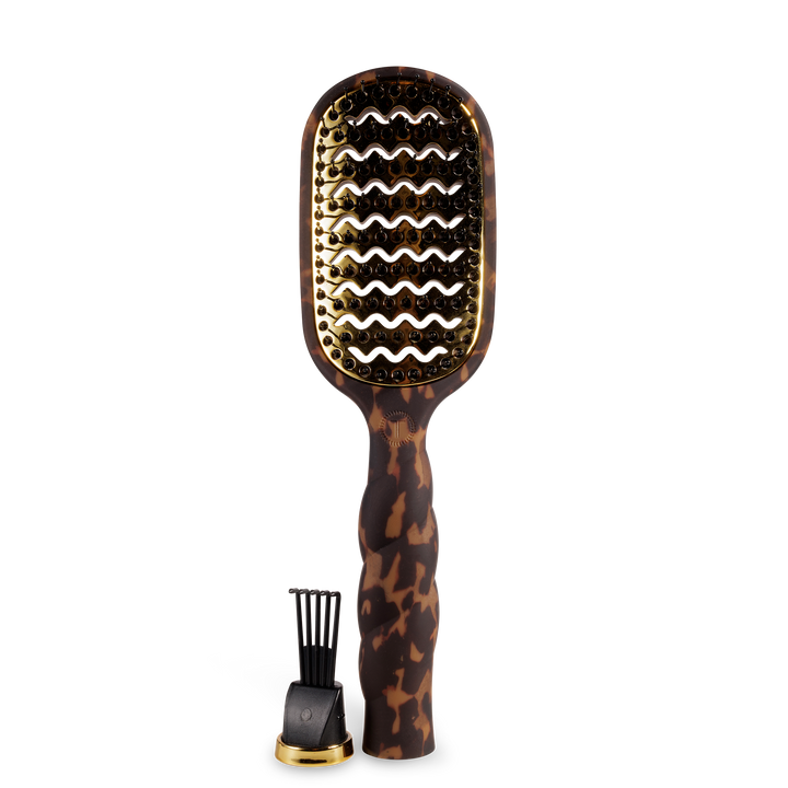 Teleties Vented Hair Brush | Tortoise