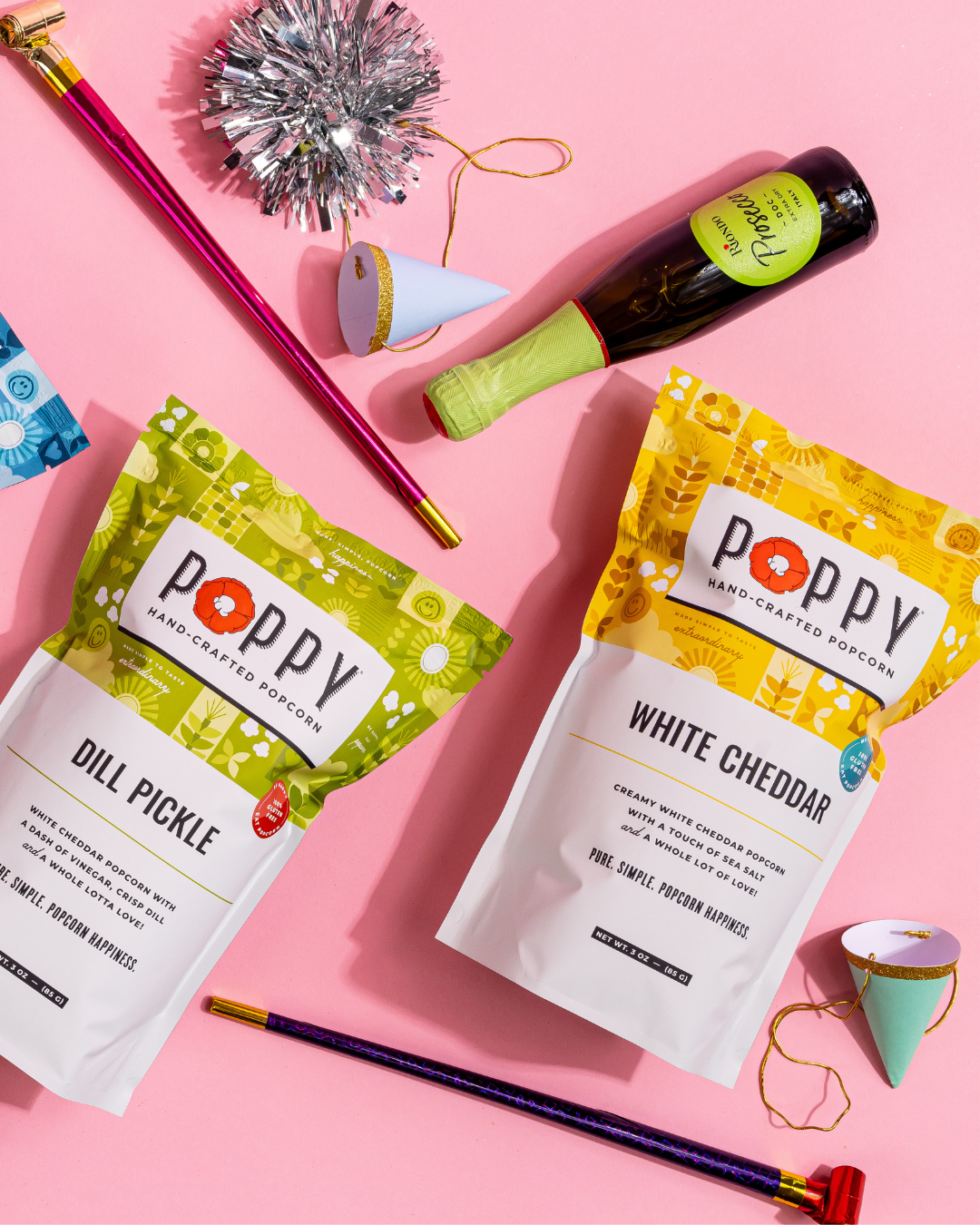 Poppy White Cheddar Popcorn