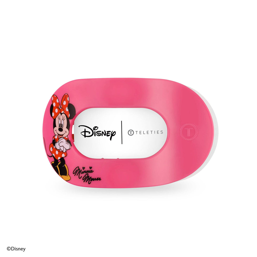 Teleties Flat Round Hair Clip | Medium | Minnie Mouse