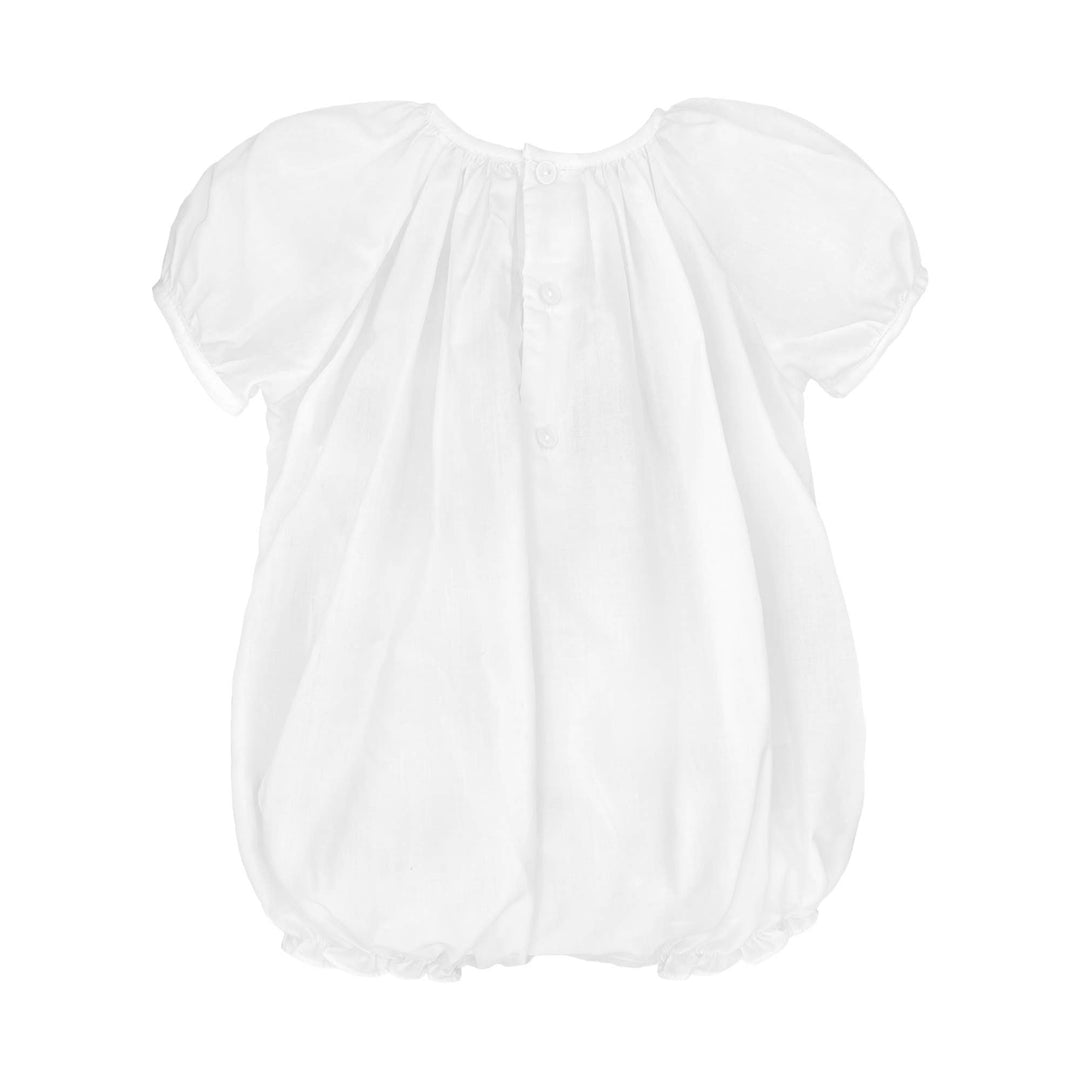 Petit Ami Pink Bubble with Novelty Smocking