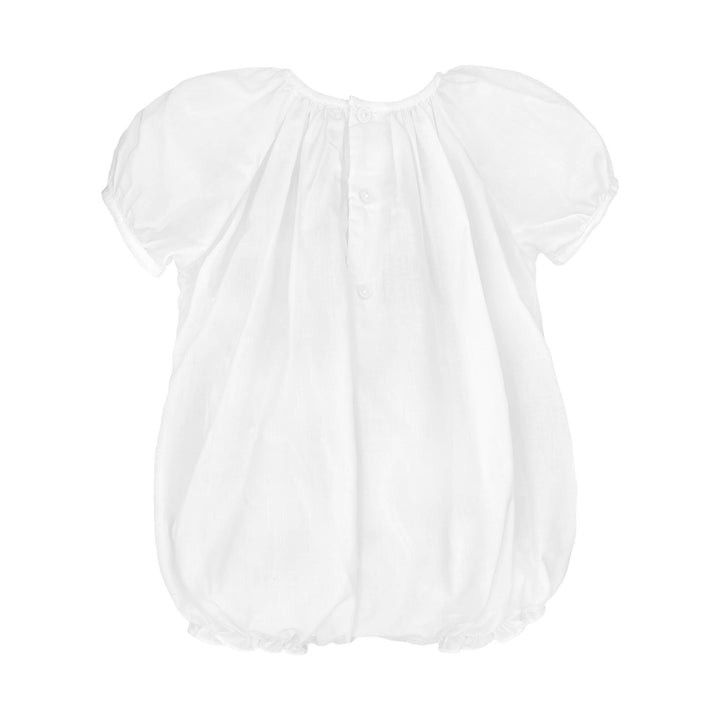 Petit Ami Pink Bubble with Novelty Smocking