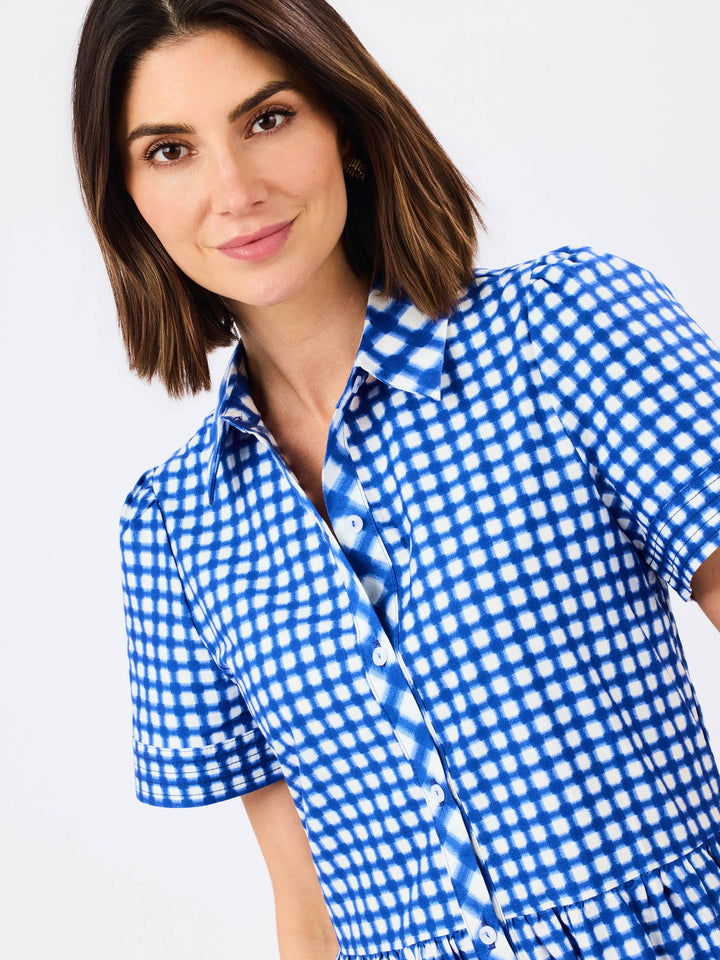 Jema Dress | Gingham Mix Navy