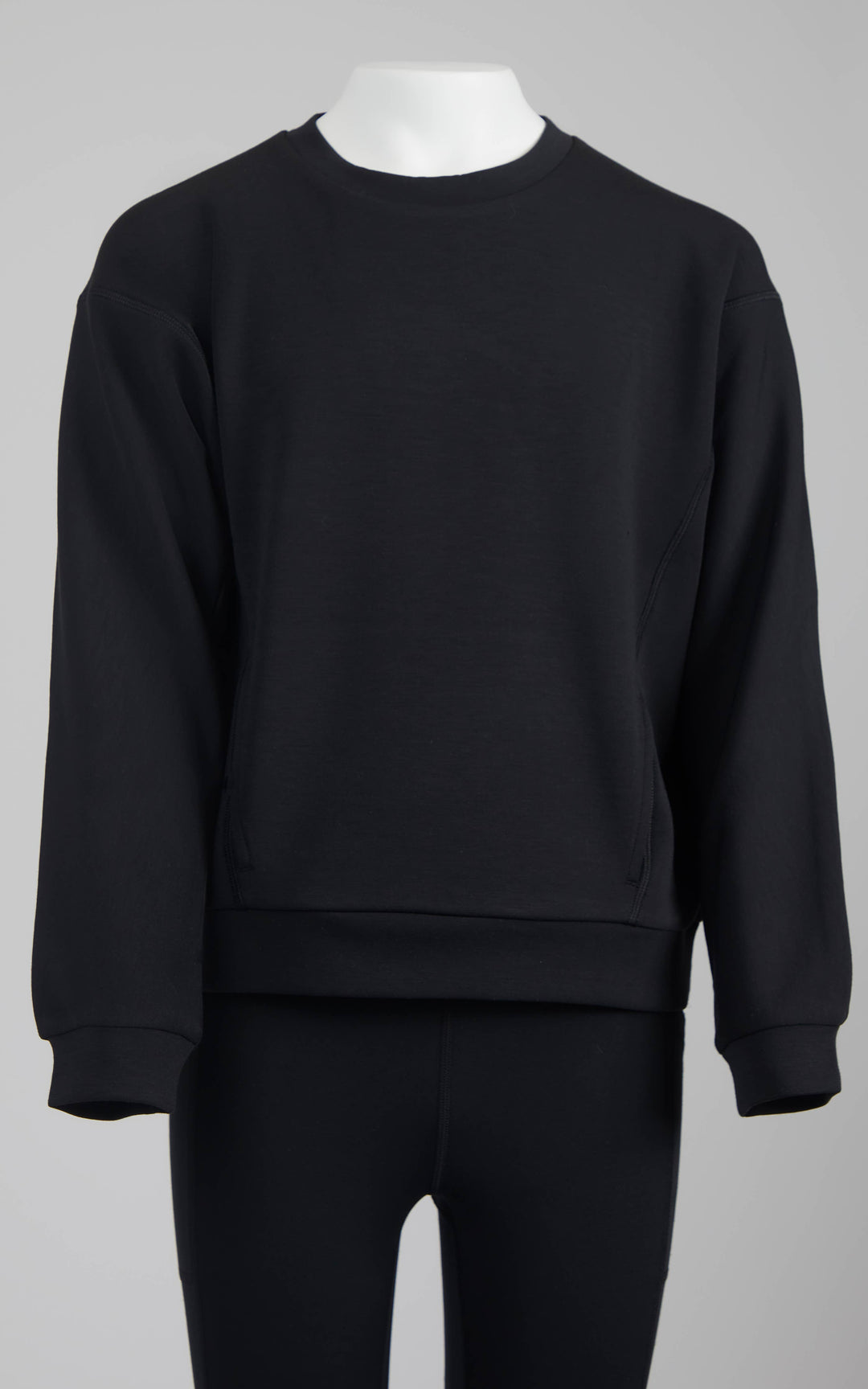 Girls Scuba Crew Neck Pullover with Pockets