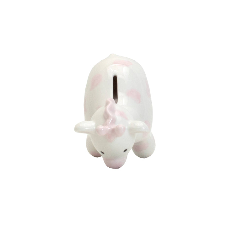 Pink Spotted Giraffe Piggy Bank