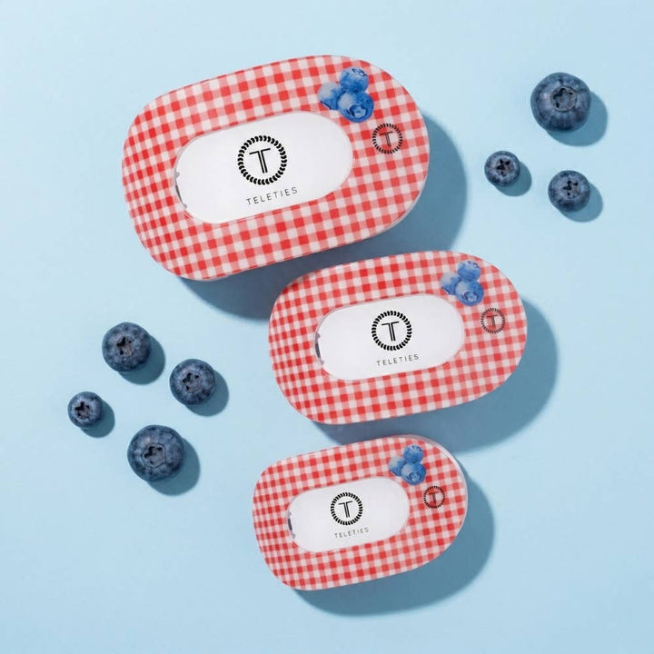 Teleties Flat Round Hair Clip | Large | Blueberry Farms