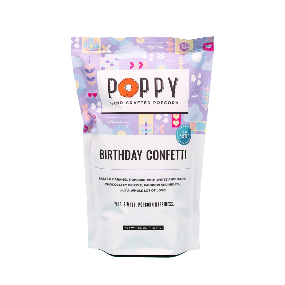 Poppy Popcorn Birthday Confetti Popcorn