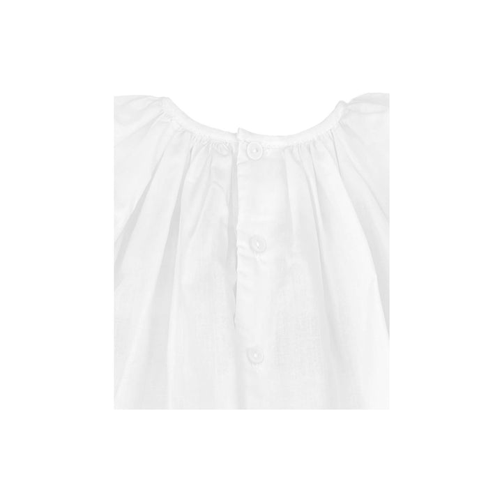 Petit Ami Pink Bubble with Novelty Smocking