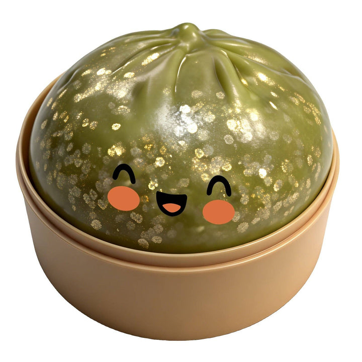 Squishy Dumpling Realistic Steamed Bun Stress Relief Squeeze Toy