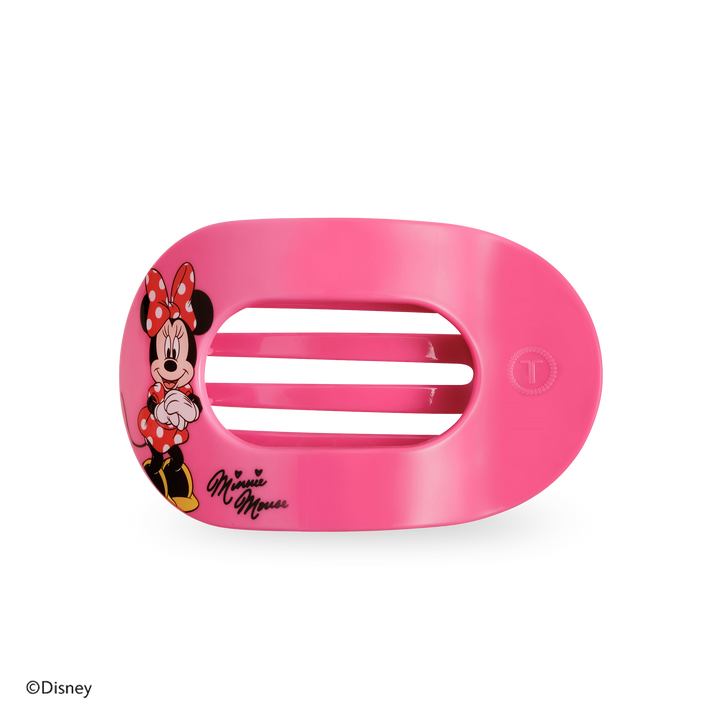 Teleties Flat Round Hair Clip | Medium | Minnie Mouse