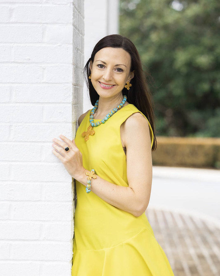 Hidden Truth Jewelry Fire and Water African Glass with Sarah Cross