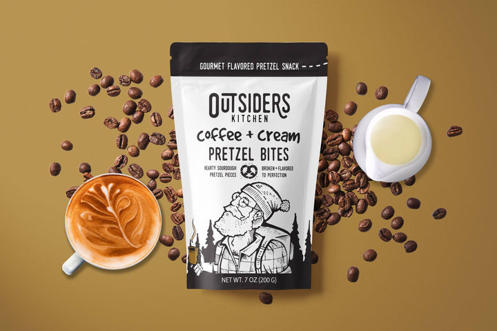 Outsiders Kitchen Coffee + Cream Sourdough Pretzel Bites Snack