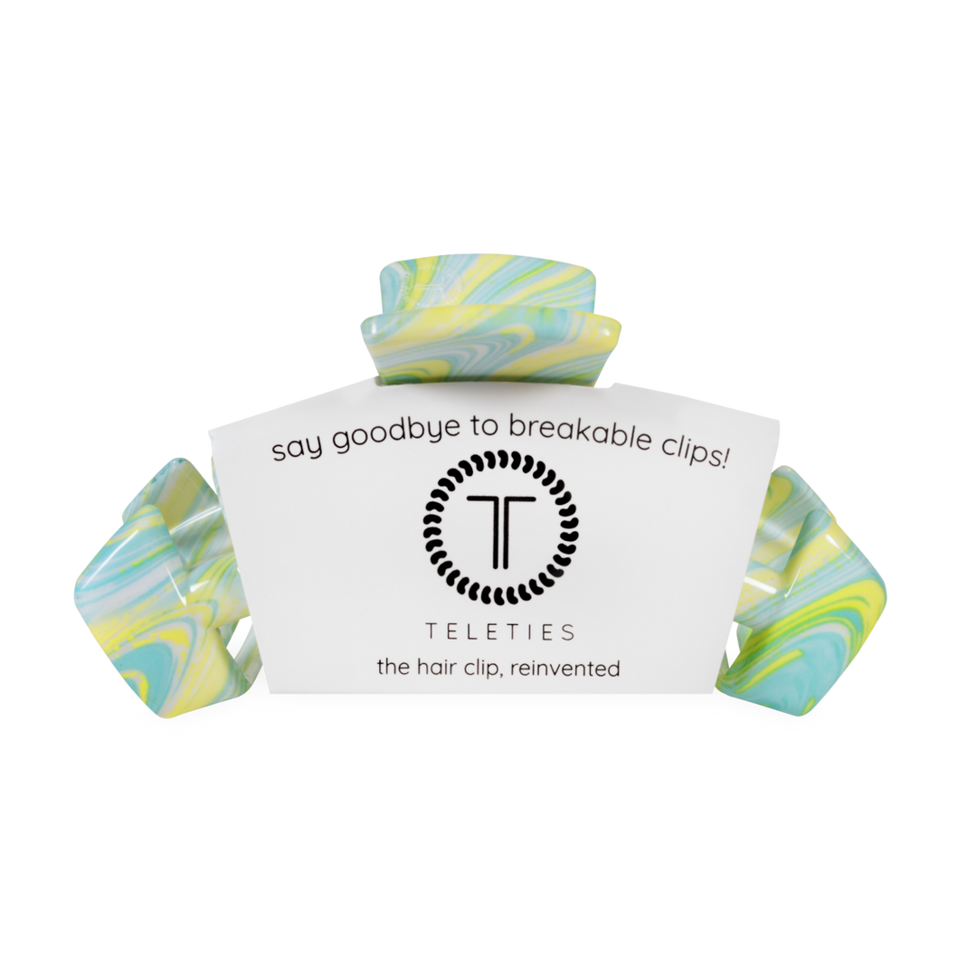 Teleties Classic | By the Sea Shore | Large Hair Clip