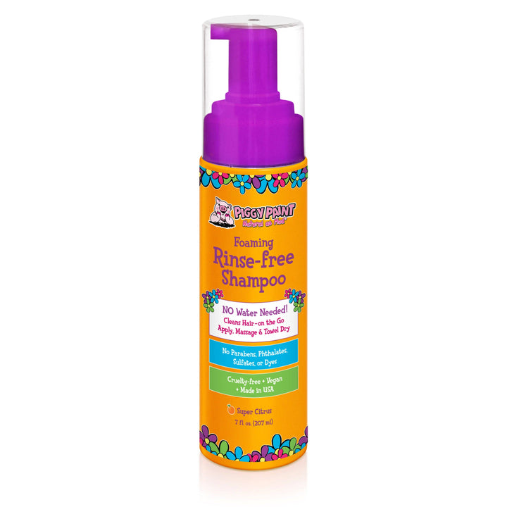 Piggy Pant Super Citrus Foaming Rinse Free Shampoo Non-toxic Hair Care