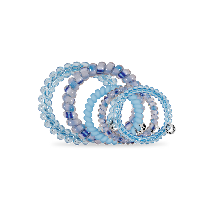 Teleties Spiral Hair Coils | Mix Pack | Blue Lagoon
