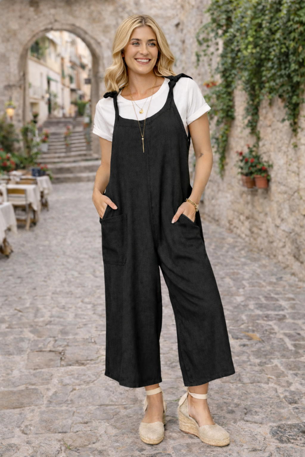 Washer Linen Cargo Jumper