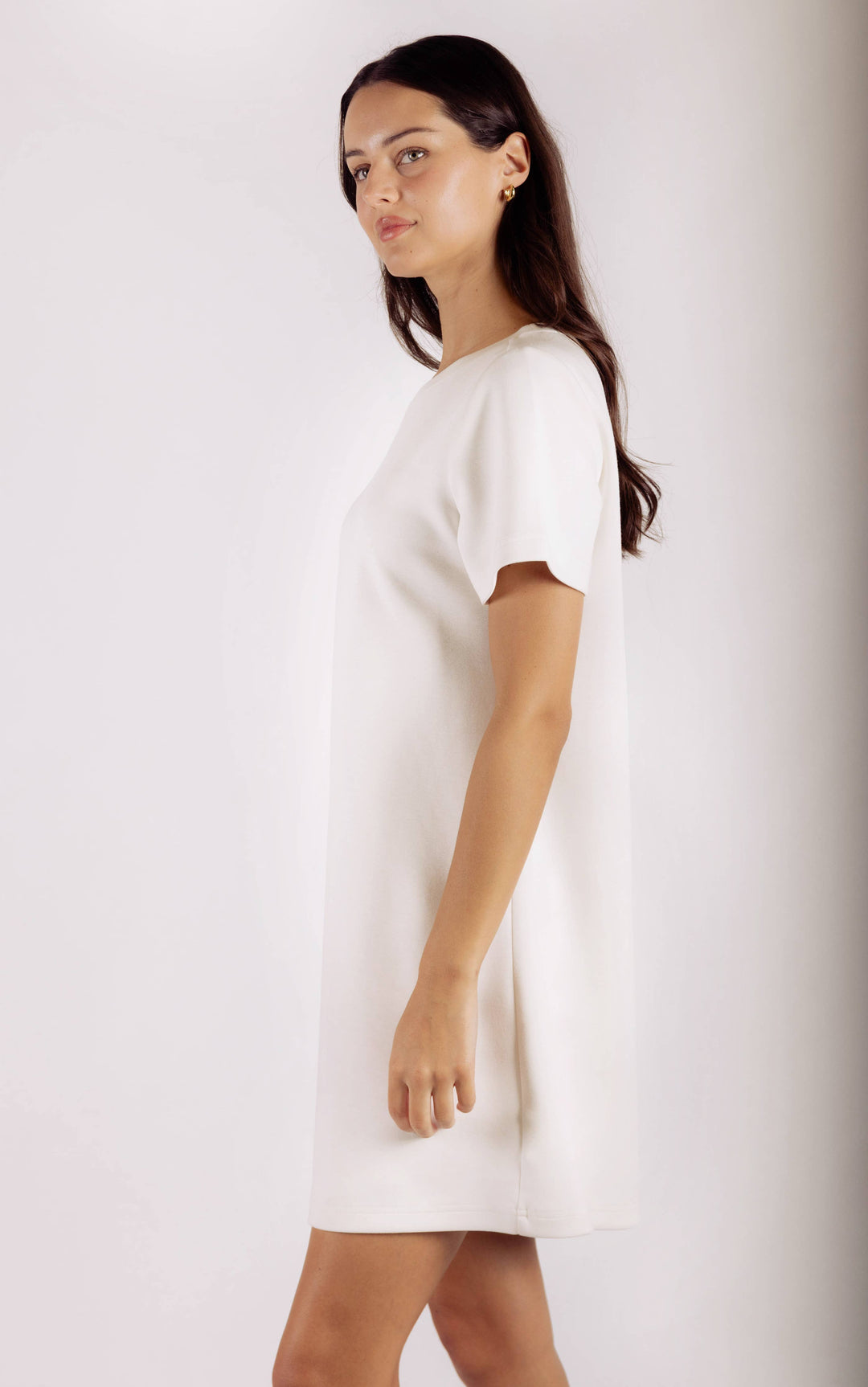 P. CILL Butter Modal Short Sleeve Dress