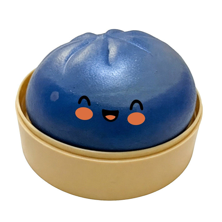 Squishy Dumpling Realistic Steamed Bun Stress Relief Squeeze Toy
