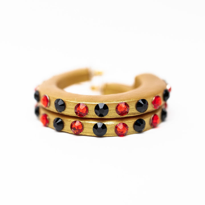 Red and Black Hoops
