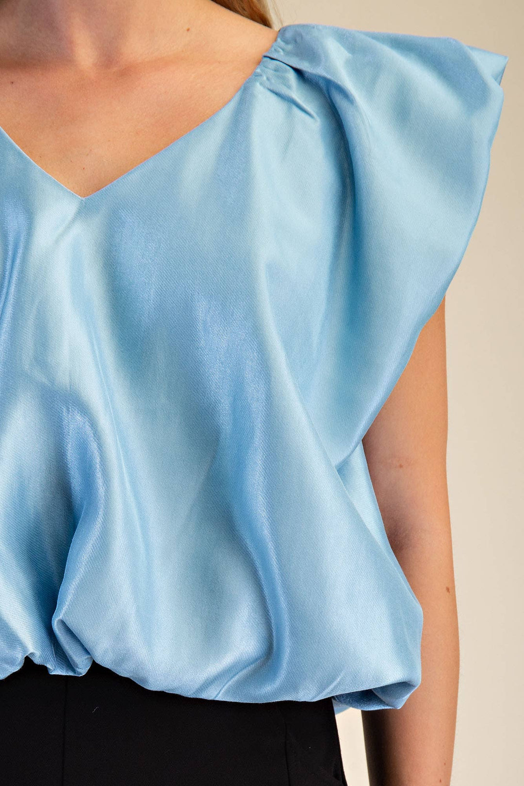 Glam Blue Balloon Top