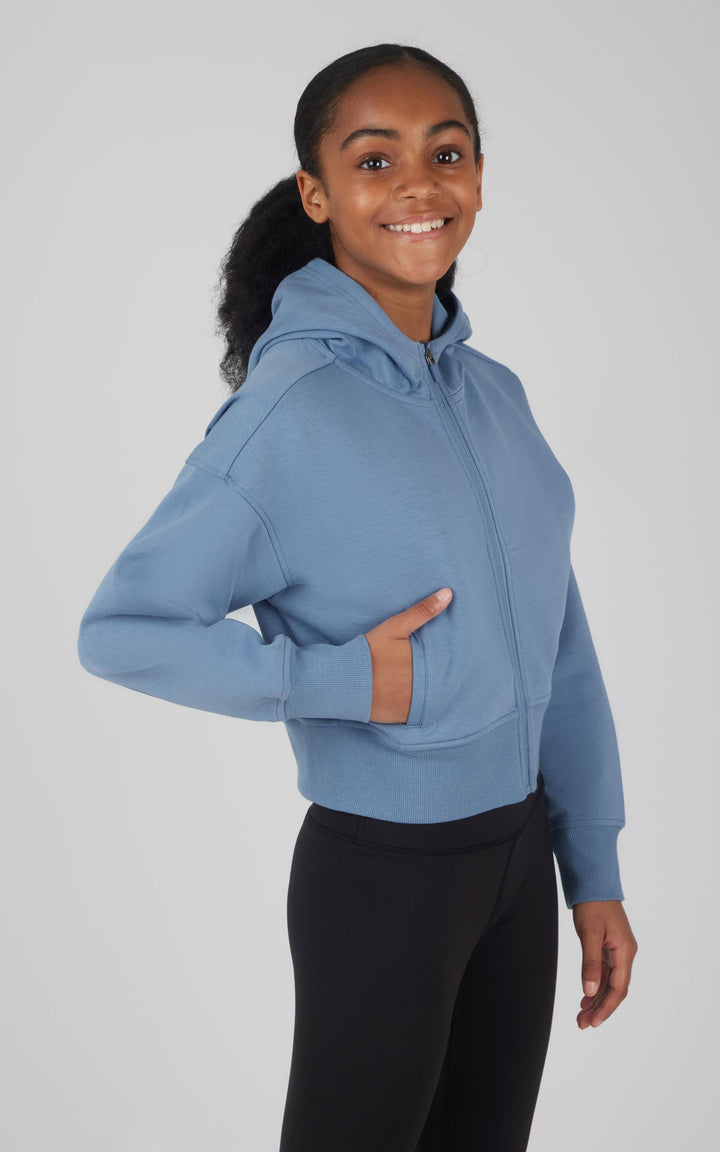 Girls Scuba Full Zip Everyday Hoodie Jacket