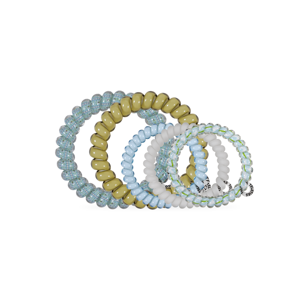Teleties x Laura Park Bay Breeze Mixed Hair Ties