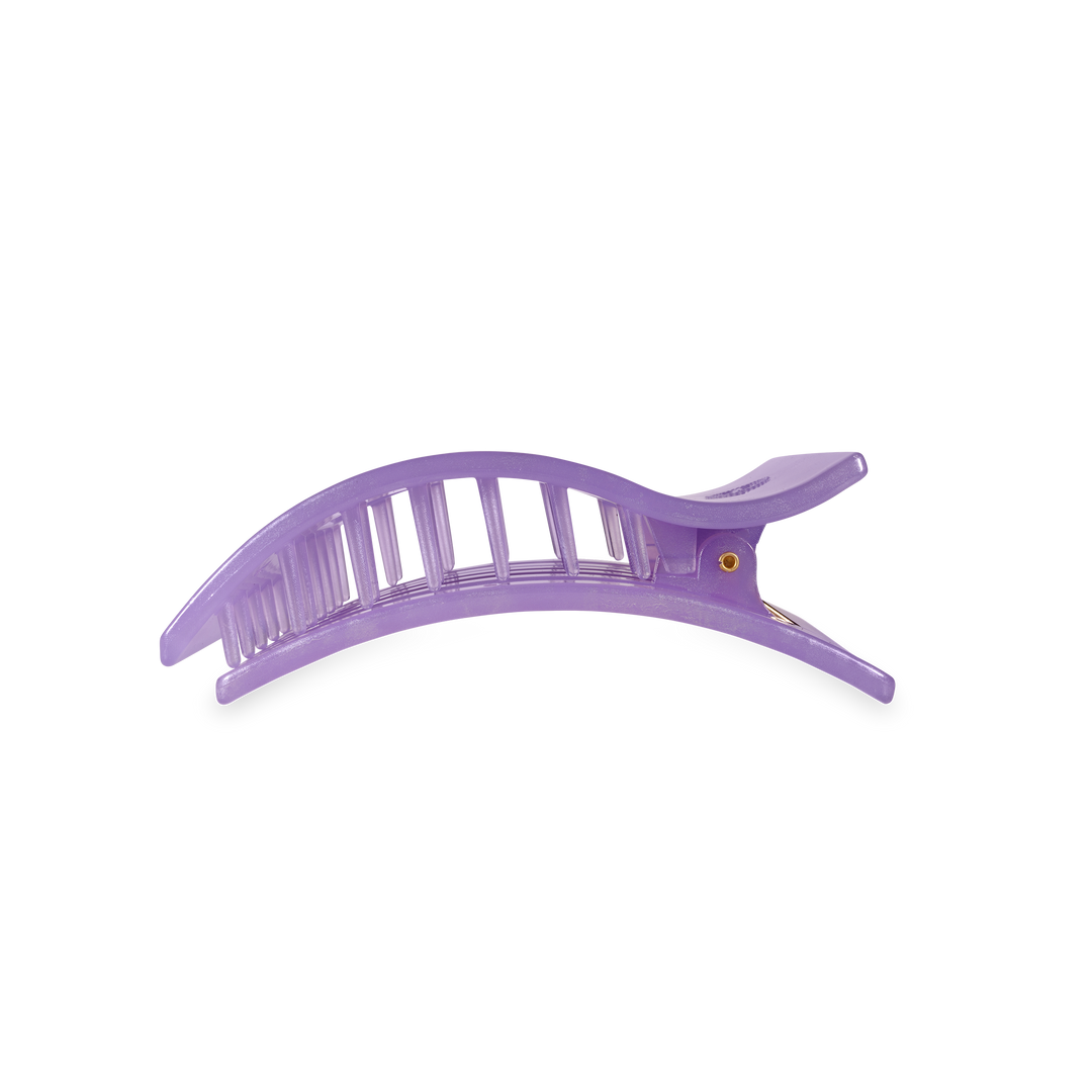 Teleties Flat Rectangle Hair Clip | Medium | Lavender Mist
