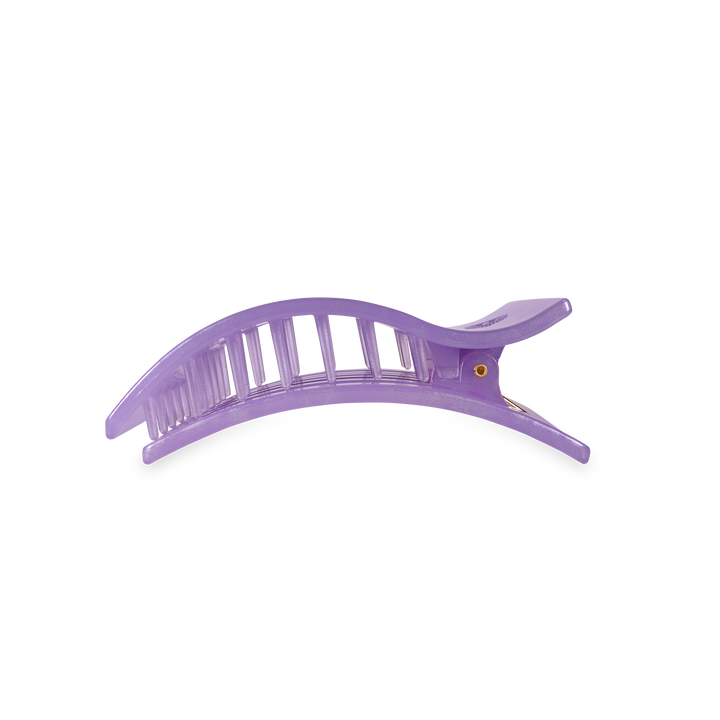Teleties Flat Rectangle Hair Clip | Medium | Lavender Mist