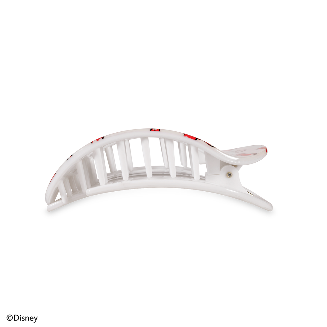 Teleties Flat Round Hair Clip | Medium | Minnie Mouse Loves Her Bows!