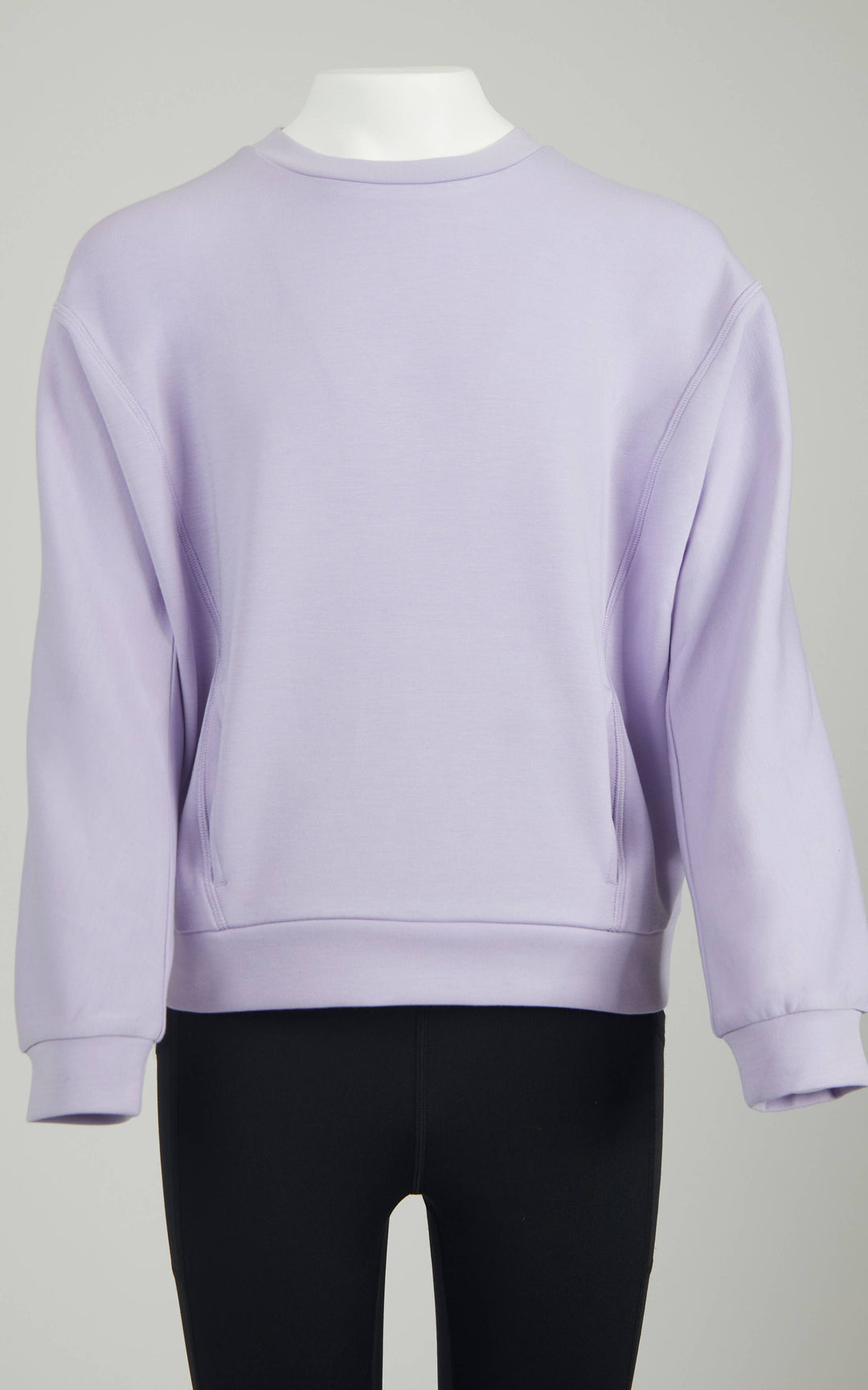 Girls Scuba Crew Neck Pullover with Pockets