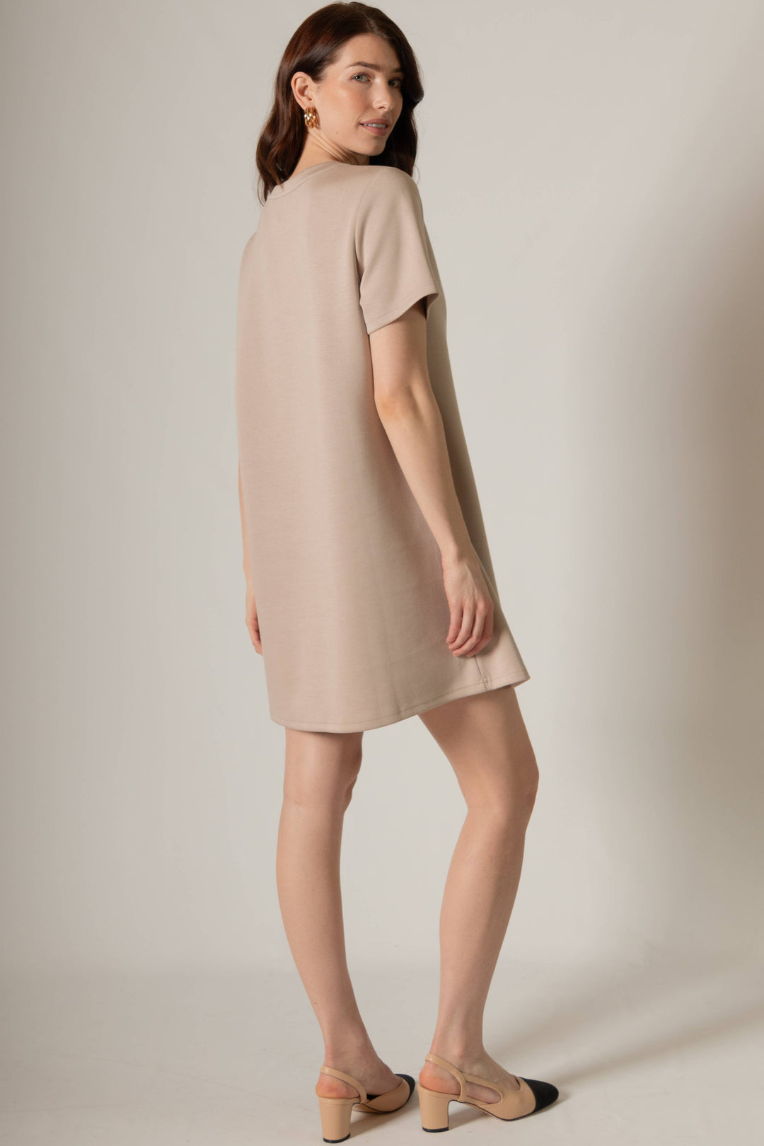 P. CILL Butter Modal Short Sleeve Dress