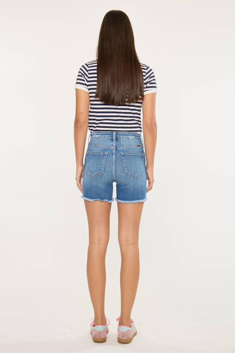 KanCan High Rise Denim Shorts